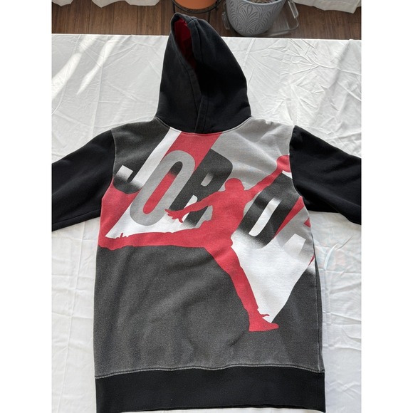 Jordan Other - Nike Air Jordan Youth XL Hoodie Black Grey Red Jumpman Logo Boys Size 13-15